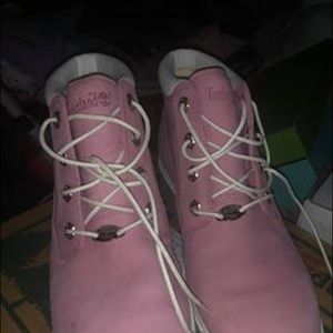 Pink Timberlands
